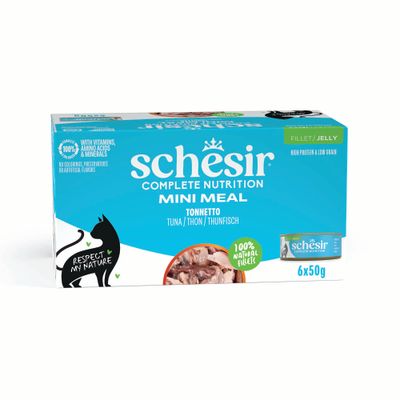 Schesir Complete Nutrition, filet w galarecie, 6 x 50 g w puszce