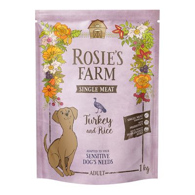 Rosie's Farm Single Meat Adult, indyk z ryżem