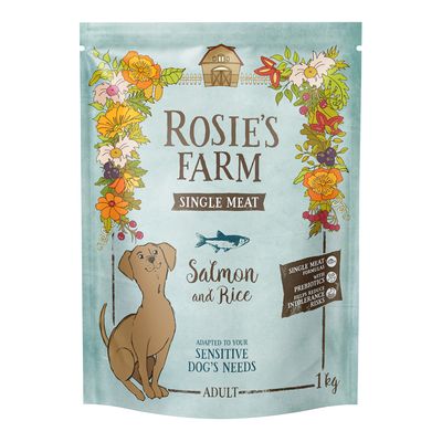 Rosie's Farm Single Meat Adult, łosoś z ryżem