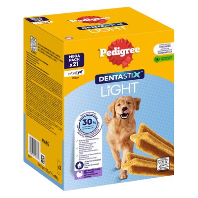 Pedigree Dentastix Light: Przekąska do pielęgnacji zębów dla dużych psów (>25 kg)