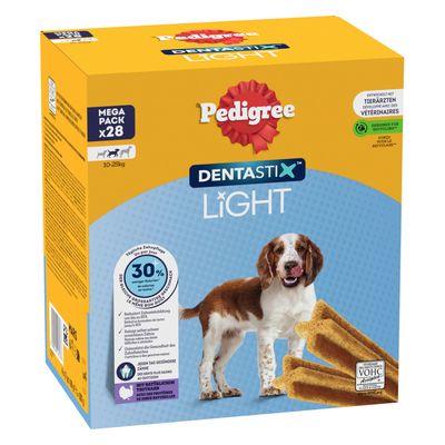 Pedigree Dentastix Light: Przekąska do pielęgnacji zębów dla średnich psów (10 - 25 kg)