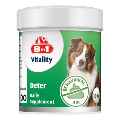 8in1 Vitality Deter Supplement, tabletki przeciw zjadaniu odchodów