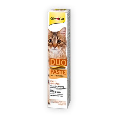 GimCat Duo Paste Anti-Hairball, pasta ze słodem i serem