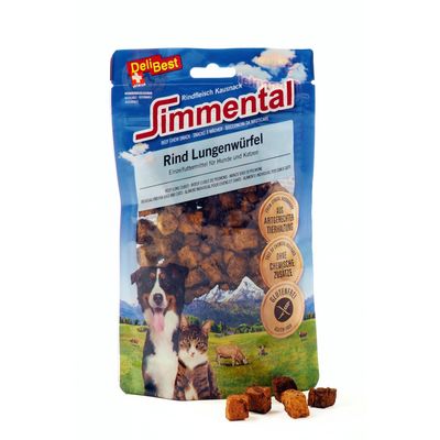 DeliBest Simmental, kosteczki z płuc wołowych