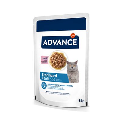 18 + 6 gratis! Advance, karma mokra dla kota, 24 x 85 g