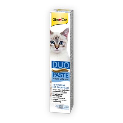 GimCat Duo Paste Multi-vitamin, pasta multiwitaminowa z tuńczykiem