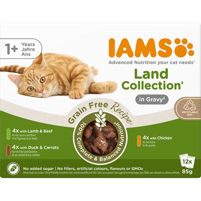 IAMS Advanced Nutrition Grain Free Land Collection w sosie