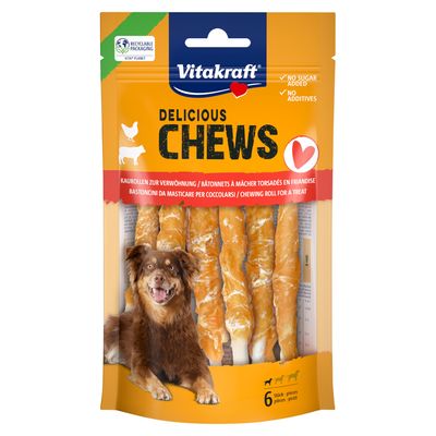 Vitakraft Delicious Chews, kurczak, pałeczki do żucia S