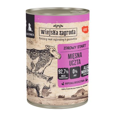 Wiejska Zagroda Dog, 6 x 400 g