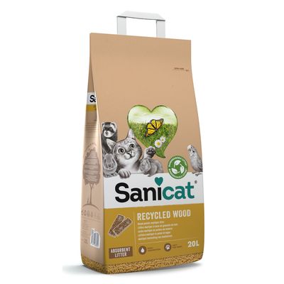 Sanicat Recycled Wood żwirek dla kota