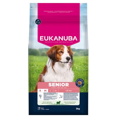 Eukanuba Premium Nutrition Senior Small & Medium Breed, jagnięcina i ryż