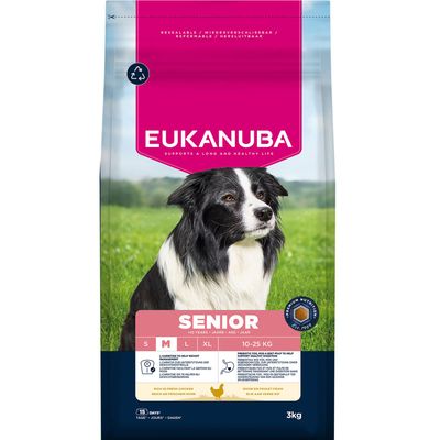 Eukanuba Premium Nutrition Senior Medium Breed, kurczak
