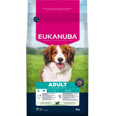 Eukanuba Premium Nutrition Adult Small & Medium Breed, jagnięcina i ryż