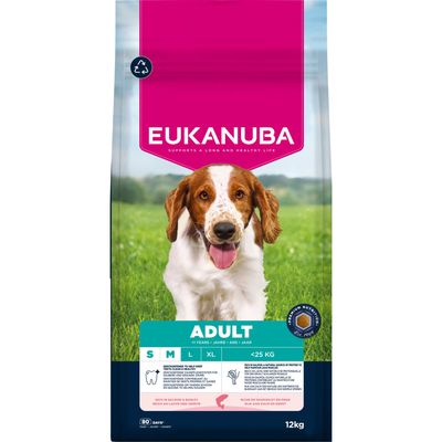 Eukanuba Premium Nutrition Adult Small & Medium Breed, łosoś