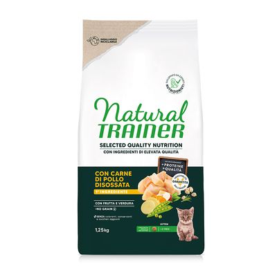 Natural Trainer Selected Quality Nutrition Kitten, kurczak