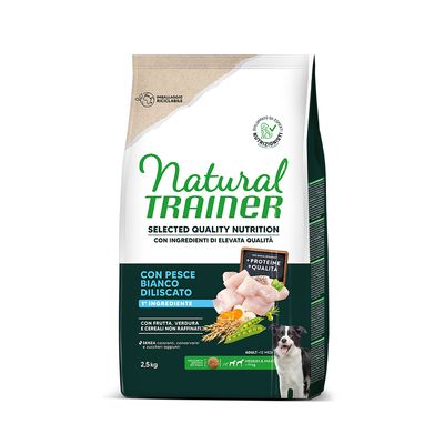 Natural Trainer Selected Quality Nutrition Adult Medium & Maxi, biała ryba