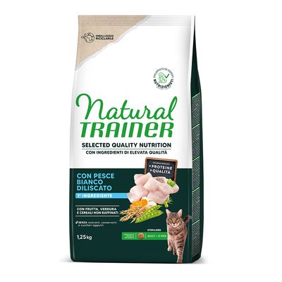 Natural Trainer Selected Quality Nutrition Sterilised, biała ryba