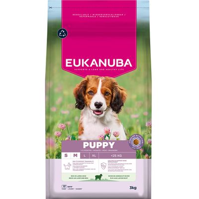 Eukanuba Premium Nutrition Puppy Small & Medium Breed, jagnięcina i ryż