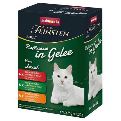 animonda vom Feinsten Adult Raffinesse w galarecie, 12 x 85 g