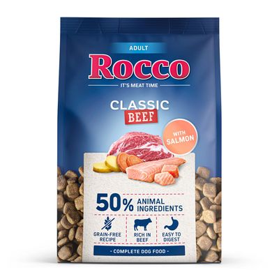 Rocco Adult Classic, wołowina z łososiem