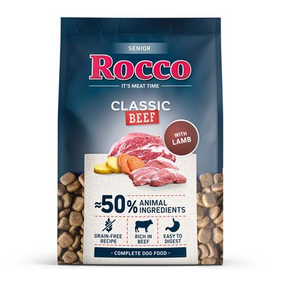 Rocco Senior Classic, wołowina z jagnięciną