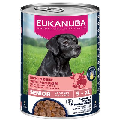 Eukanuba Senior, wołowina z dynią