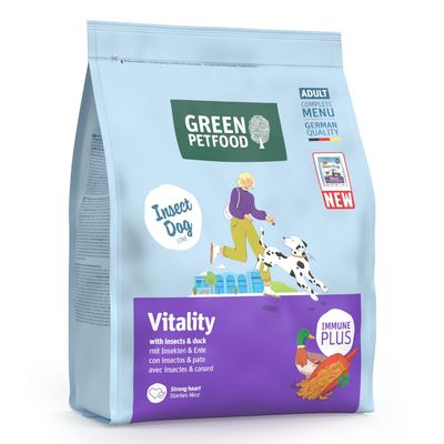 Green Petfood Dog Vitality z owadami