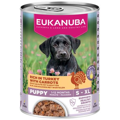 Eukanuba Puppy, indyk z marchewką