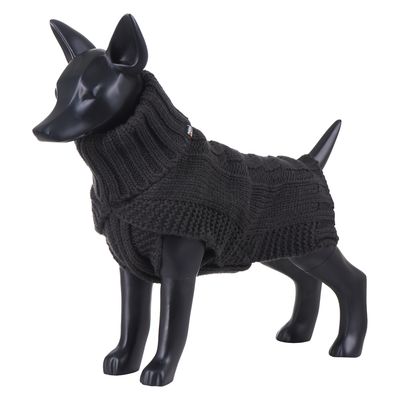 Rukka Wooly Knitwear sweter dla psa, ciemnoszary
