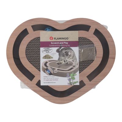 Flamingo zabawka do drapania Poro Brown
