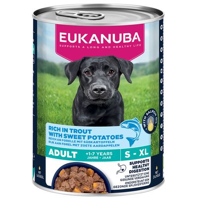 Eukanuba Adult, pstrąg z batatami