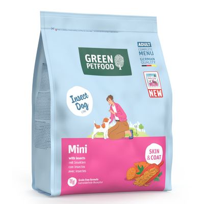 Green Petfood Mini, z owadami