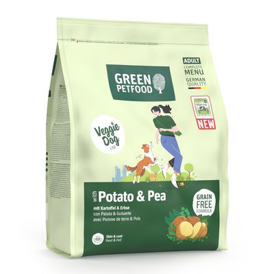 Green Petfood VeggieDog Grainfree, ziemniaki i groszek