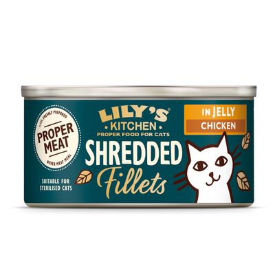 Lily's Kitchen Shredded Fillets dla kota, 24 x 70 g