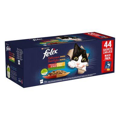 Megapakiet Felix "Doppelt lecker - So gut wie es aussieht", 44 x 85 g