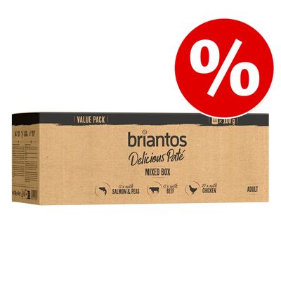 Korzystny pakiet Briantos Delicious Paté 44 x 100 g