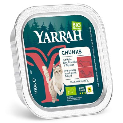 Yarrah Bio Chunks, 16 x 100 g