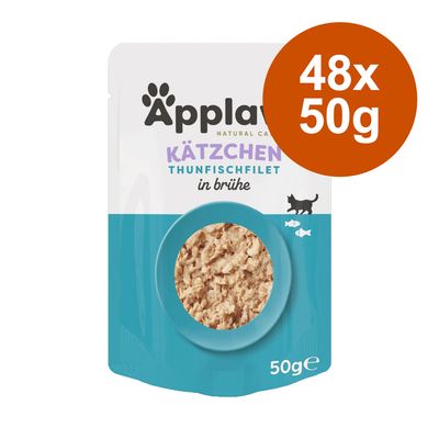 Korzystny pakiet Applaws Natural Kitten w bulionie, 48 x 50 g