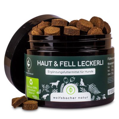 Wolfsbacher Natur Leckerli Skin & Coat