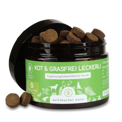 Wolfsbacher Natur Leckerli Kot & Grasfrei (przeciw zjadaniu odchodów)