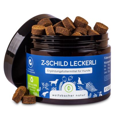 Wolfsbacher Natur Leckerli Z-Schild (sierść i skóra)