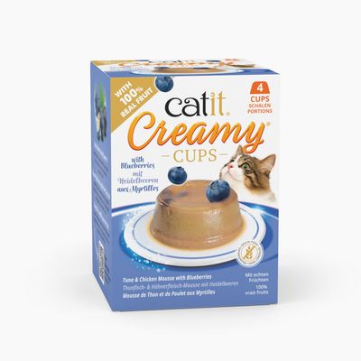 Catit Creamy Cups, 4 x 25 g