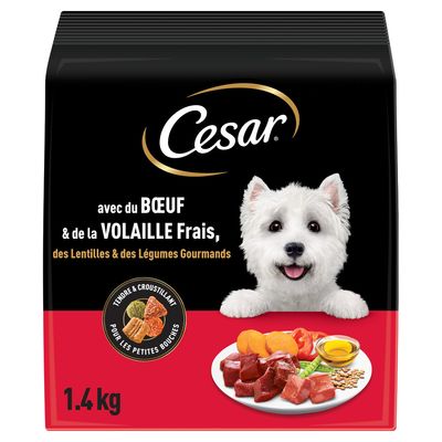 Cesar Adult z wołowiną, drobiem i warzywami