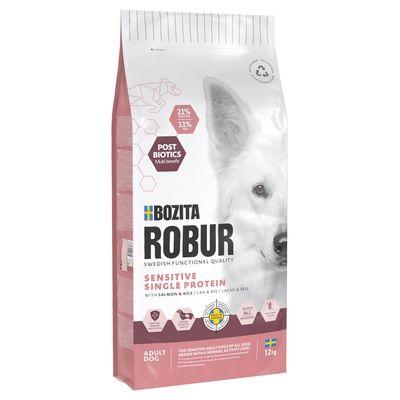 7,5 kg / 12 kg Bozita Robur + Bozita Meaty Bites, renifer i kaczka, 2 x 70 g gratis!