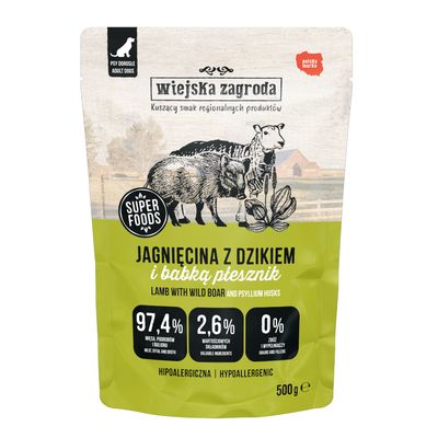 Wiejska Zagroda dla psa, saszetki, 500 g