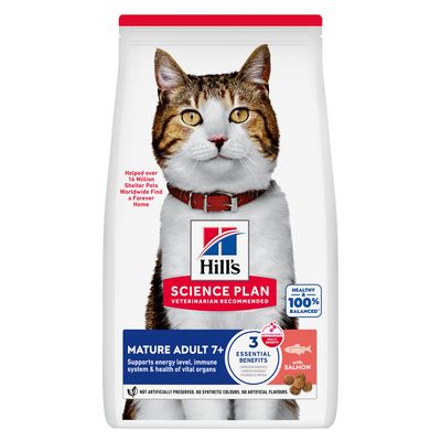 Hill's Science Plan Mature Adult 7+, łosoś