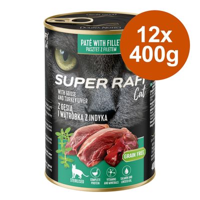 Super Rafi Sterilised Cat, 12 x 400 g