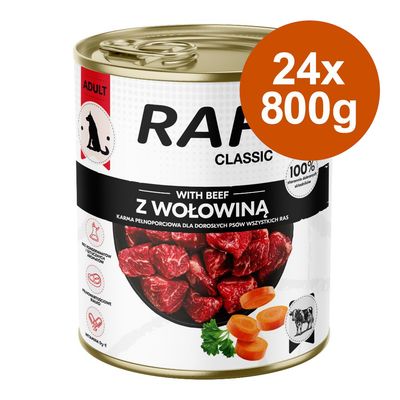 Korzystny pakiet Rafi Dog Classic, 24 x 800 g