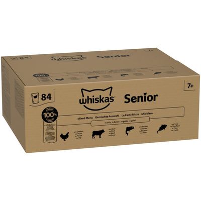 Megapakiet Whiskas Senior w saszetkach, 84 x 85 g
