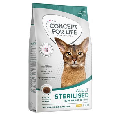 8 + 2 kg gratis! Concept for Life, karma sucha, 10 kg
